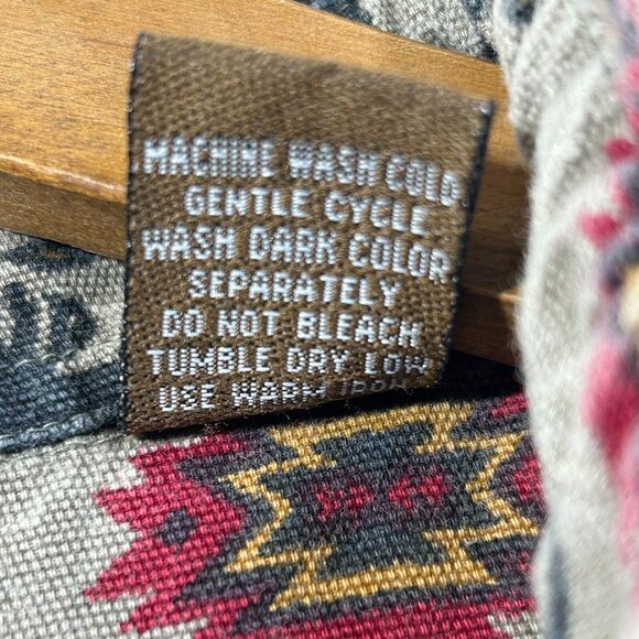 Buck Deer Flannel Print Shirt Mens 2XLT North River Outfitters Brown 17.5" x 35" - Picture 8 of 8